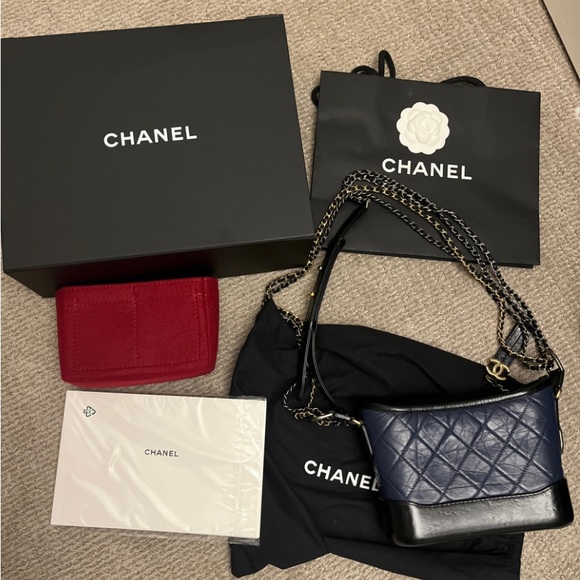 Chanel Gabrielle hobo bag small navy - Picture 1 of 7